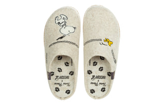 Pantofle Toni Pons Snoopy Ecru 204027, Beżowy, Filc