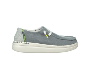 Półbuty HeyDude Wendy Rise Chambray Abyss Blue 003220, Niebieski, Materiał