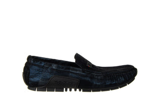 Mokasyny John Doubare Y198-109 Black 104177, Czarny, Skóra naturalna