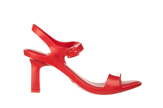Sandały Melissa Lady Emme Ad Red 23 010438, Czerwony, Guma
