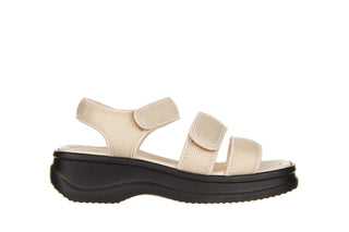 Sandały Azaleia Tania Soft Therapy Pap Off White Black 198024, Biały/Czarny, Materiał