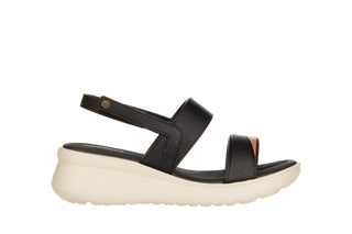 Sandały Azaleia Cris Soft Light Sand Black 198006, Czarny, Tworzywo