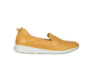 Mokasyny Bayla-161 161 711 Yellow 161359, Żółty, Skóra naturalna