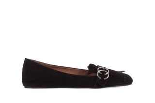 Mokasyny Bayla-174 MI3702 Czarny, Skóra naturalna