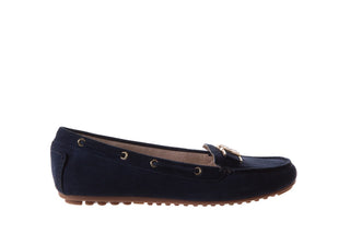 Mokasyny Bayla-018 3173-335 Middle Blue 018543, Granat, Skóra naturalna