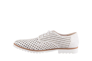 Półbuty Bayla-018 1133-221 White Silver 018505, Biały/Srebrny, Skóra naturalna