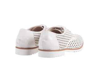 Półbuty Bayla-018 1133-221 White Silver 018505, Biały/Srebrny, Skóra naturalna