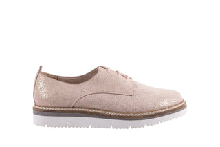 Półbuty Bayla-018 1822-X1 Nude 018532, Beż, Skóra naturalna