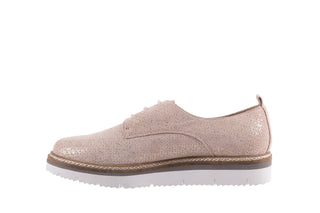 Półbuty Bayla-018 1822-X1 Nude 018532, Beż, Skóra naturalna