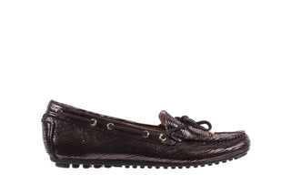 Mokasyny Bayla-018 3173-358 Pewter, Czarny, Skóra naturalna