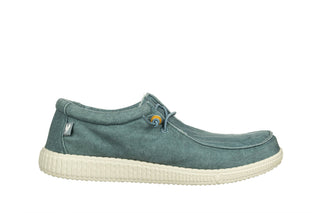 Półbuty Walk In Pitas Wp150 Wallabi Washed Aqua 003320, Niebieski, Materiał