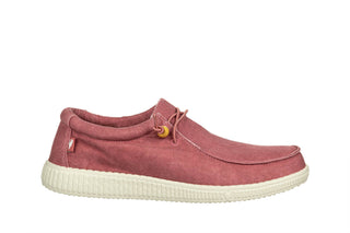 Półbuty Walk In Pitas Wp150 Wallabi Washed Fresa 003321, Różowy, Materiał
