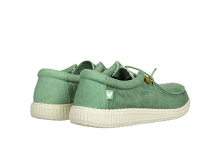 Półbuty Walk In Pitas Wp150 Wallabi Washed Verde Menta 003322, Zielony, Materiał