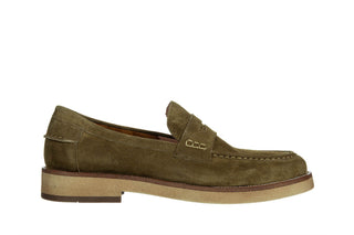 Mokasyny John Doubare V127 02 Y11 Green 104245, Zielony, Skóra naturalna