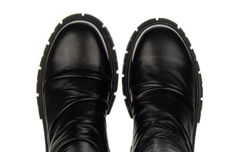 Botki Bayla-161 157 2371 10 Black 161611, Czarny, Skóra naturalna