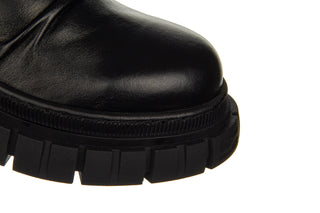 Botki Bayla-161 157 2371 10 Black 161611, Czarny, Skóra naturalna