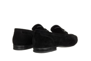 Mokasyny John Doubare D778-197B-18 Black 104244, Czarny, Skóra naturalna