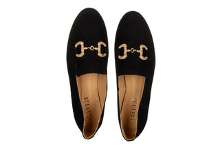 Półbuty Bayla-159 4959 003-P Czarny Zamsz 159194, Skóra naturalna