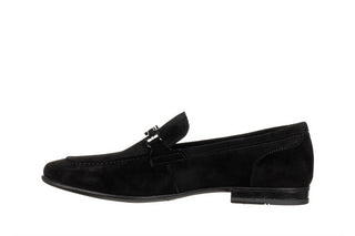 Mokasyny John Doubare D778-197B-18 Black 104244, Czarny, Skóra naturalna