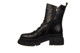 Botki Bayla-161 157 2371 10 Black 161611, Czarny, Skóra naturalna
