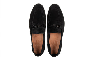 Mokasyny John Doubare D778-197B-18 Black 104244, Czarny, Skóra naturalna