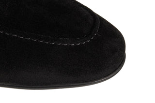 Mokasyny John Doubare D778-197B-18 Black 104244, Czarny, Skóra naturalna