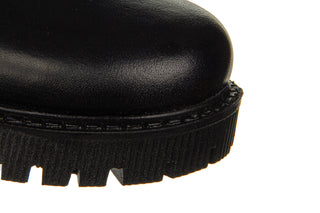 Półbuty Bayla-161 084 500 169 011 Black 161588, Czarny, Skóra naturalna