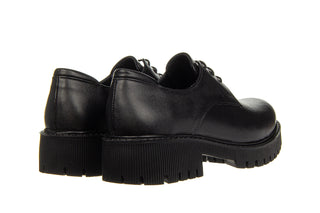 Półbuty Bayla-161 084 500 169 011 Black 161588, Czarny, Skóra naturalna