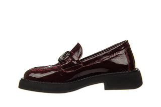 Mokasyny Bayla-161 157 2343 72 Bordo Patent 161610, Skóra lakierowana