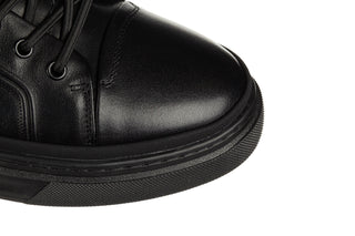 Półbuty Andiamo E40801B Black 514239, Czarny, Skóra naturalna