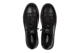 Półbuty Andiamo E40802B Black 514240, Czarny, Skóra naturalna