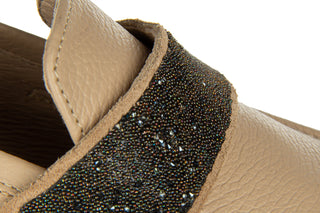 Półbuty Bayla-159 4881 001-P Beż Lico 159167, Skóra naturalna