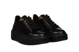 Półbuty Bayla-159 4873 076-P Czarny Lico 159150, Skóra naturalna