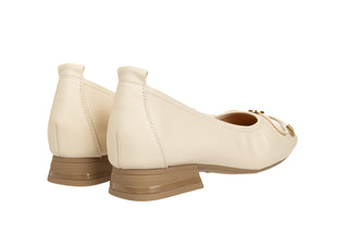 Półbuty Loretta Vitale E40301 Beige 514246, Beżowy, Skóra naturalna