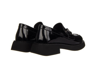 Mokasyny Bayla-161 157 2343 32 Black Patent 161609, Czarny, Skóra lakierowana