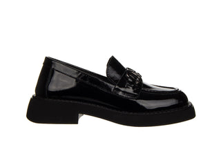 Mokasyny Bayla-161 157 2343 32 Black Patent 161609, Czarny, Skóra lakierowana