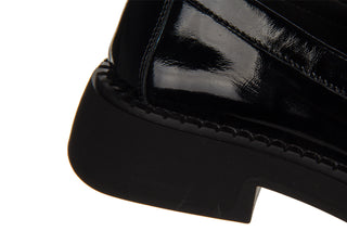Mokasyny Bayla-161 157 2343 32 Black Patent 161609, Czarny, Skóra lakierowana