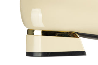 Półbuty Loretta Vitale E40305B Beige 514251, Beżowy, Skóra lakierowana