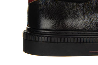 Półbuty John Doubare QA530-23L-P742 Black 104239, Czarny, Skóra naturalna