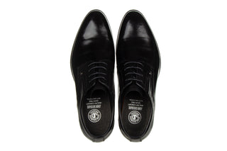 Półbuty John Doubare QA526-C6-A78 Black 104238, Czarny, Skóra naturalna