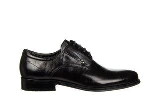 Półbuty John Doubare QA526-C6-A78 Black 104238, Czarny, Skóra naturalna