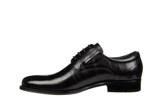 Półbuty John Doubare QA526-C6-A78 Black 104238, Czarny, Skóra naturalna