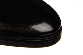 Trzewiki John Doubare H35B-50-183 Black 104233, Czarny, Skóra naturalna