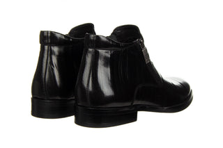 Trzewiki John Doubare H35B-50-183 Black 104233, Czarny, Skóra naturalna