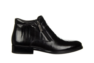 Trzewiki John Doubare H35B-50-183 Black 104233, Czarny, Skóra naturalna
