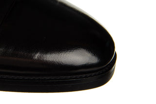 Trzewiki John Doubare H35B-52-183 Black 104235, Czarny, Skóra naturalna
