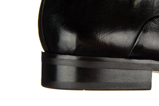 Trzewiki John Doubare H35B-52-183 Black 104235, Czarny, Skóra naturalna