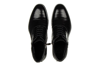 Trzewiki John Doubare H35B-52-183 Black 104235, Czarny, Skóra naturalna