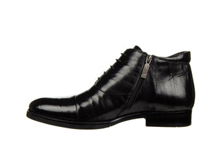 Trzewiki John Doubare H35B-52-183 Black 104235, Czarny, Skóra naturalna