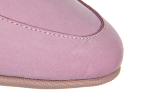 Półbuty Bayla-161 158 2317 Lilac Nubuck 161473, Różowy, Skóra naturalna